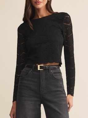 Z Supply Aurora Lace Top | Size Medium
